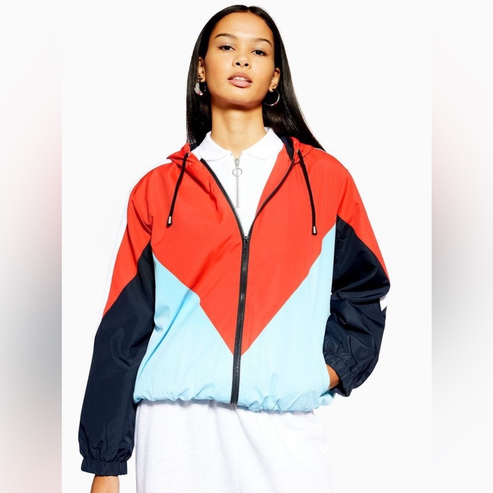Topshop women’s windbreaker jacket